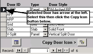 Copying Door Definitions